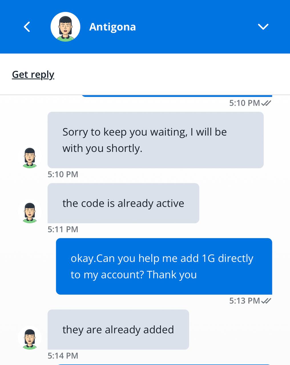 客户说已兑换，但因为非原生esim，我也没办法验证